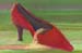 2007 - Piros cipö 20x30cm krétarajz